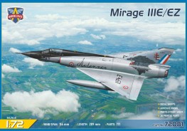 Scale model  Mirage IIIE/EZ fighter-bomber