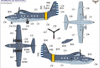 Scale model  HU-16A "Albatross" (USA/IDN/ESP/TWN)