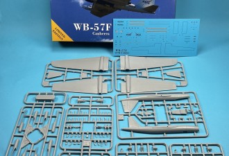 Scale model  WB-57F "Canberra" recon.aircraft