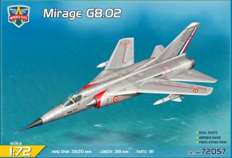Scale model  Mirage G8.02 experimental fighter