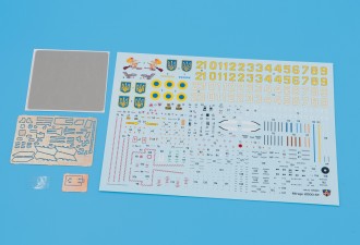 Scale model  Mirage 2000-5F jet fighter (in ZSU service)